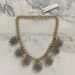 Ann Taylor Mixed Metal Star Necklace